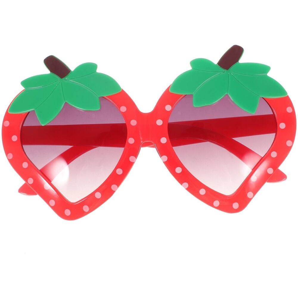 1525 Strawberry Glasses for Kids Adult Party Funny Glass Unique Red